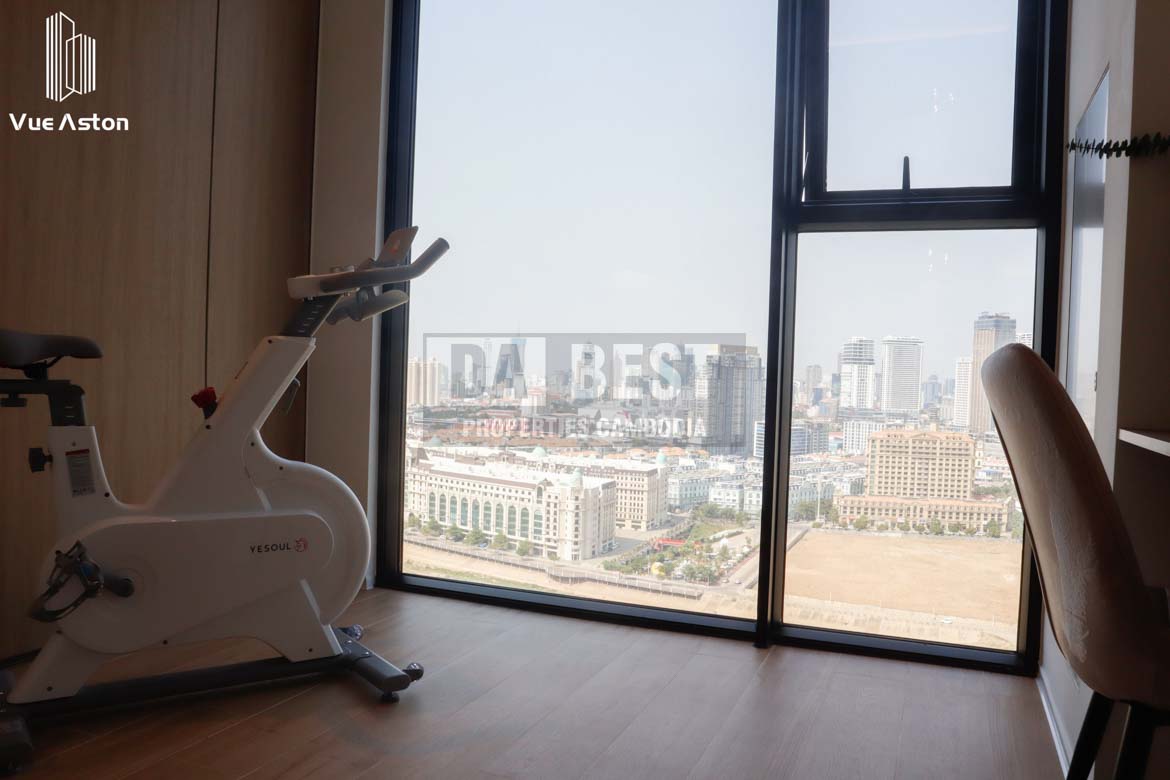 Vue Aston – Luxurious 2 Bedroom Condo For Rent Koh Norea of Phnom Penh View