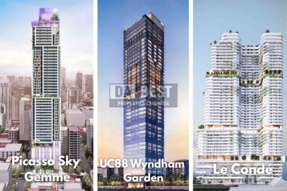 3 tallest buldings in BKK1, Phnom Penh